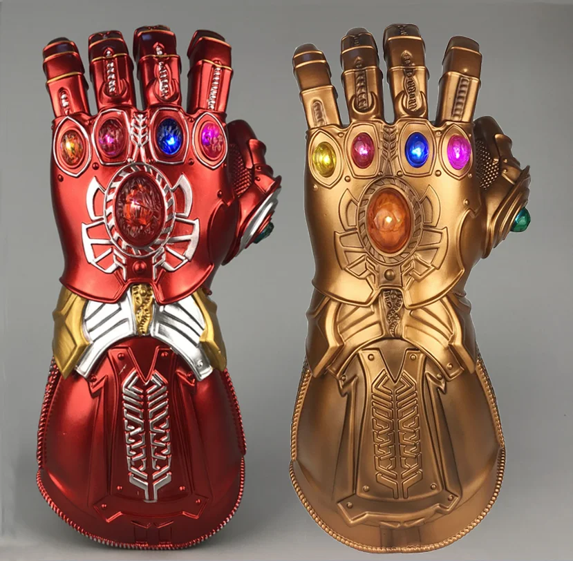 

The Avengers 4 Endgame Thanos Infinity Gauntlet Cosplay Costumes Infinity Stones Led Gauntlet Glove