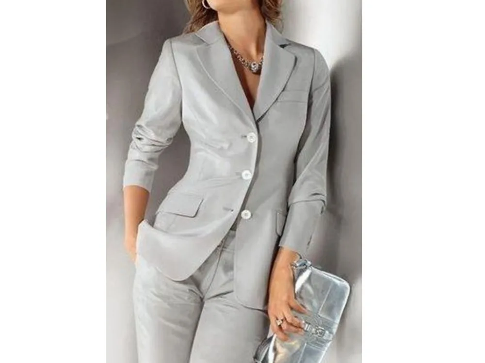 light grey ladies coat