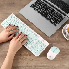 USB 2 4GHz Ultrathin Wireless font b Keyboard b font and 1500DPI Mouse Combo Set for