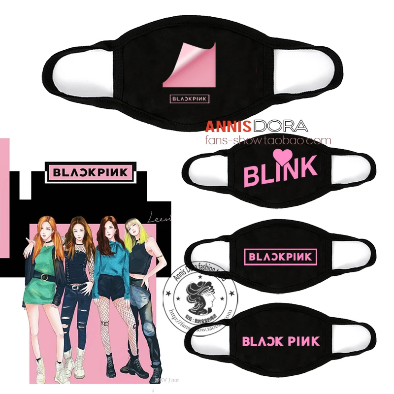 

BLACKPINK BLINK LISA ROSE JISOO JENNIE LOGO Masks