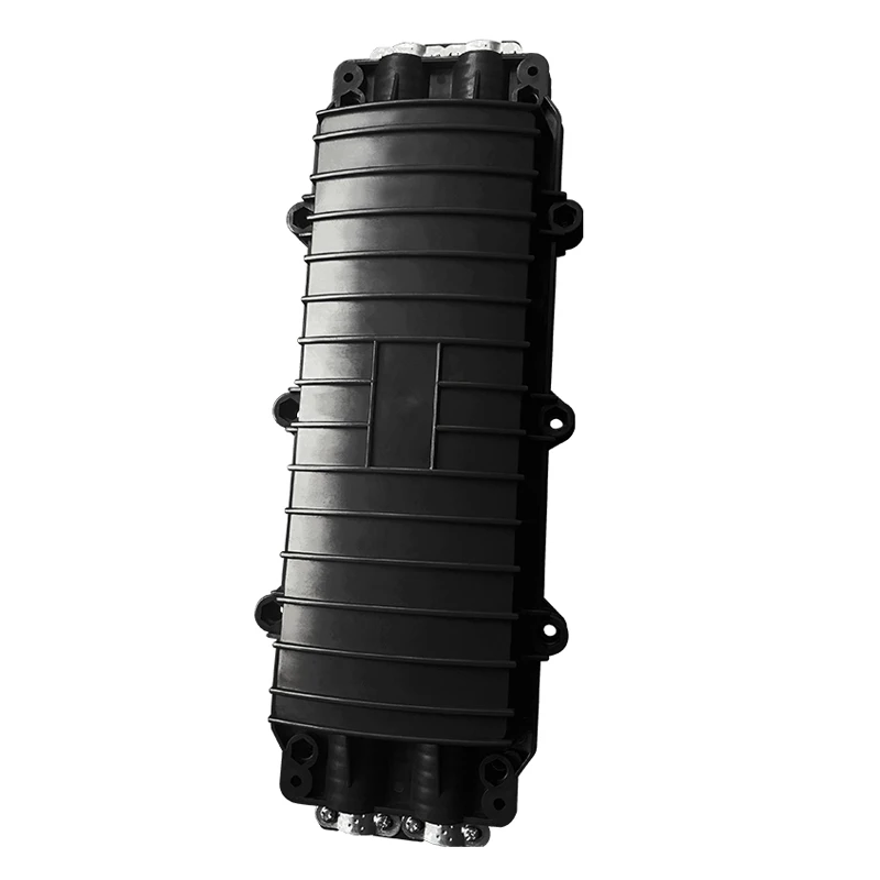 

High quality 2 in 2 out fiber optic splice closure box 24core Type D horizetal Fiber Optic Cable Connection Box Optical fiber sp