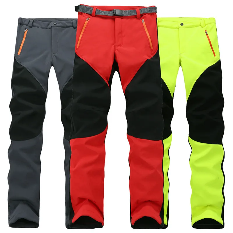 Camping Hiking Pants Men YKK Zipper Outdoor Sport Waterproof Windproof