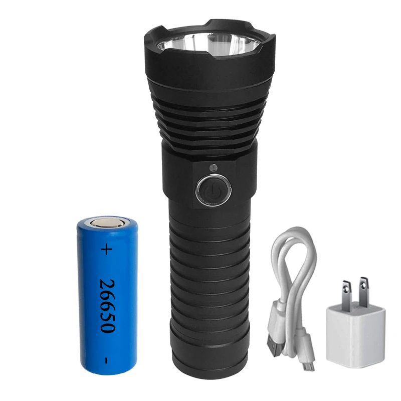 

26650 battery rechargeable gladiator torch lamp 3800LM lanterna CREE XM-L L2 LED flashlight,Suitable for camping hunting light