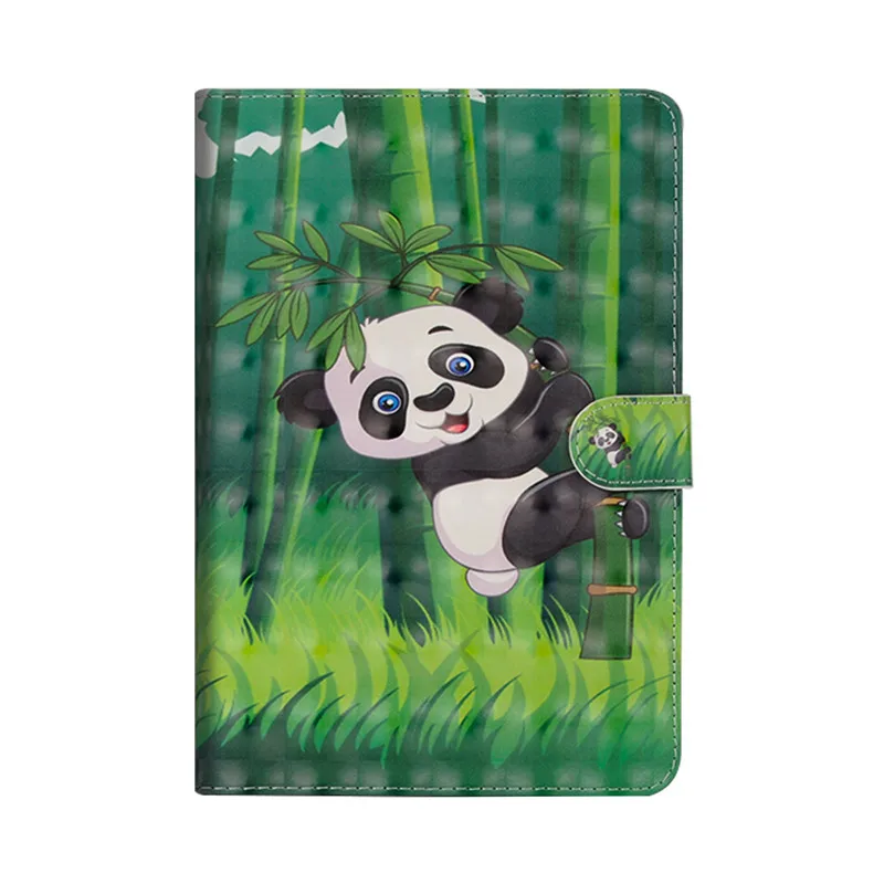 Wekays для Coque Apple Ipad Air 2 Ipad 6 мультяшная Панда 3D кожаный чехол для Ipad Air 2 Ipad6 чехол для Ipad Air2 Shell - Цвет: C