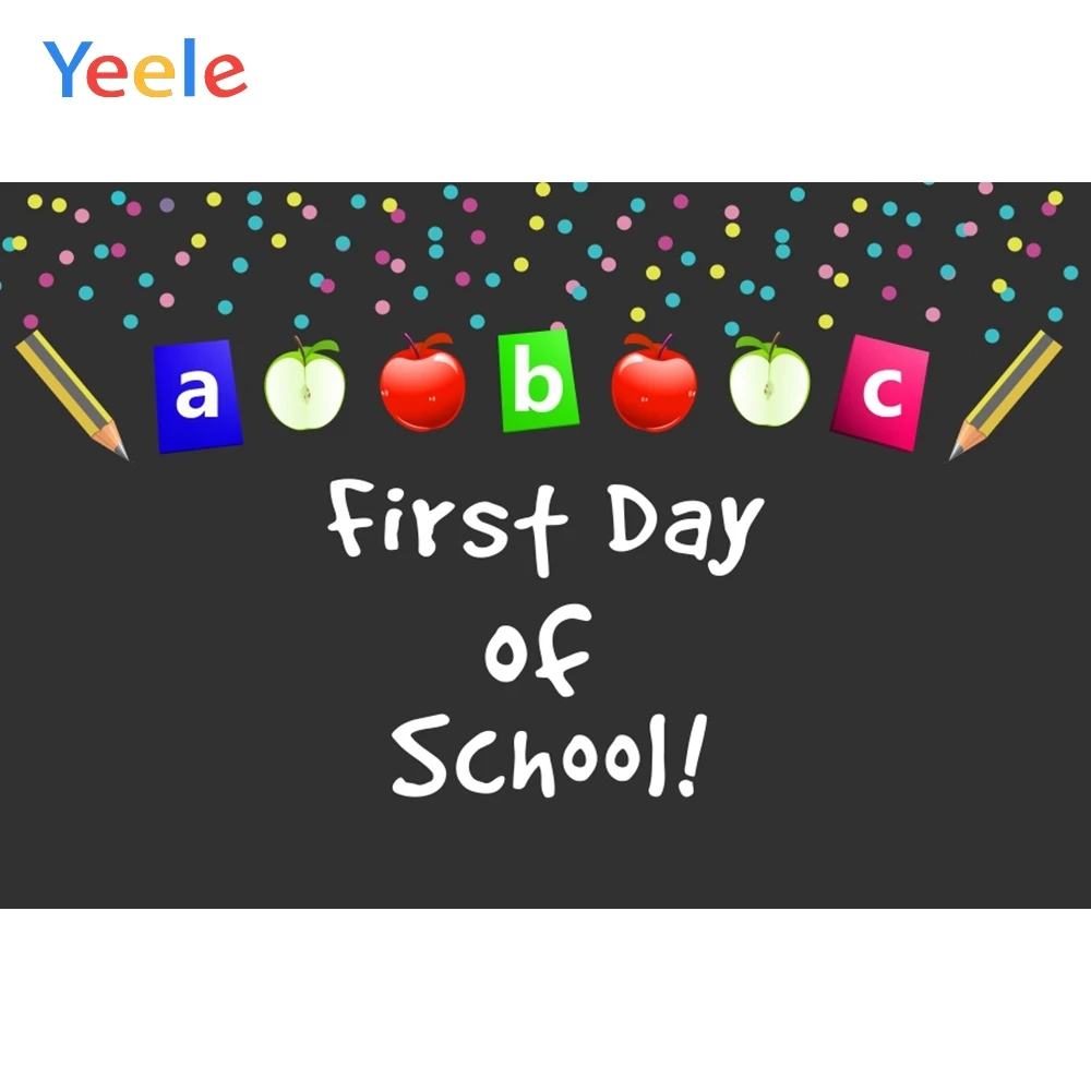

Yeele Back To School Photocall Room Decor Pencil Photography Backdrop Personalized Photographic Backgrounds For Photo Studio
