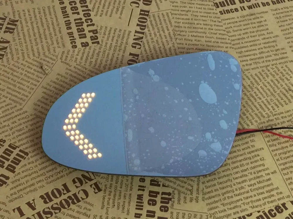 

Osmrk blue rear view mirror for BMW x1 Series with electric heating, led dynamic side turn signal,anti-glaring, bigger vision
