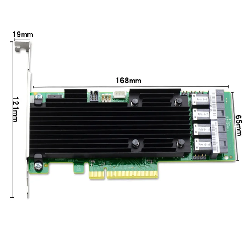 

Broadcom/LSI 9361-16I 05-25708-00 SFF8643*4 PCIe3.0 X8 12Gb/s MegaRaid SAS;ROC;Raid0;1;5;6;10;50;60;2G Cache