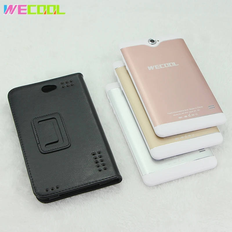 Wecool 7 дюймов Android 3G Phablet с IPS 1024x600 Разрешение 8 ГБ 4 ядра Dual SIM GPS перейдите FM радио