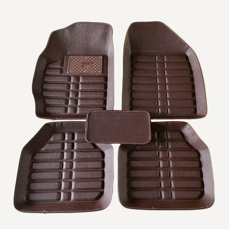 

Cool Summer Leather car foot mats fit for ford All Models fusion Mondeo Taurus Mustang Territory Ranger Galaxy Kuga 2000-2018s