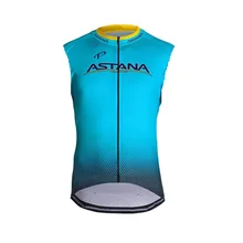 Windstopper Астана PRO команда без рукавов велосипедная куртка жилет Mtb Одежда велосипедный Майо Ciclismo