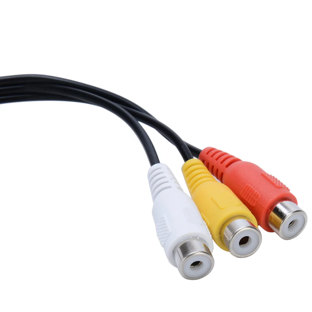 3.5mm Jack Plug RCA Cable 3.5 Aux Male to 3 RCA Female Adapter Mini Aux Stereo Audio Video AV Adapter Cables