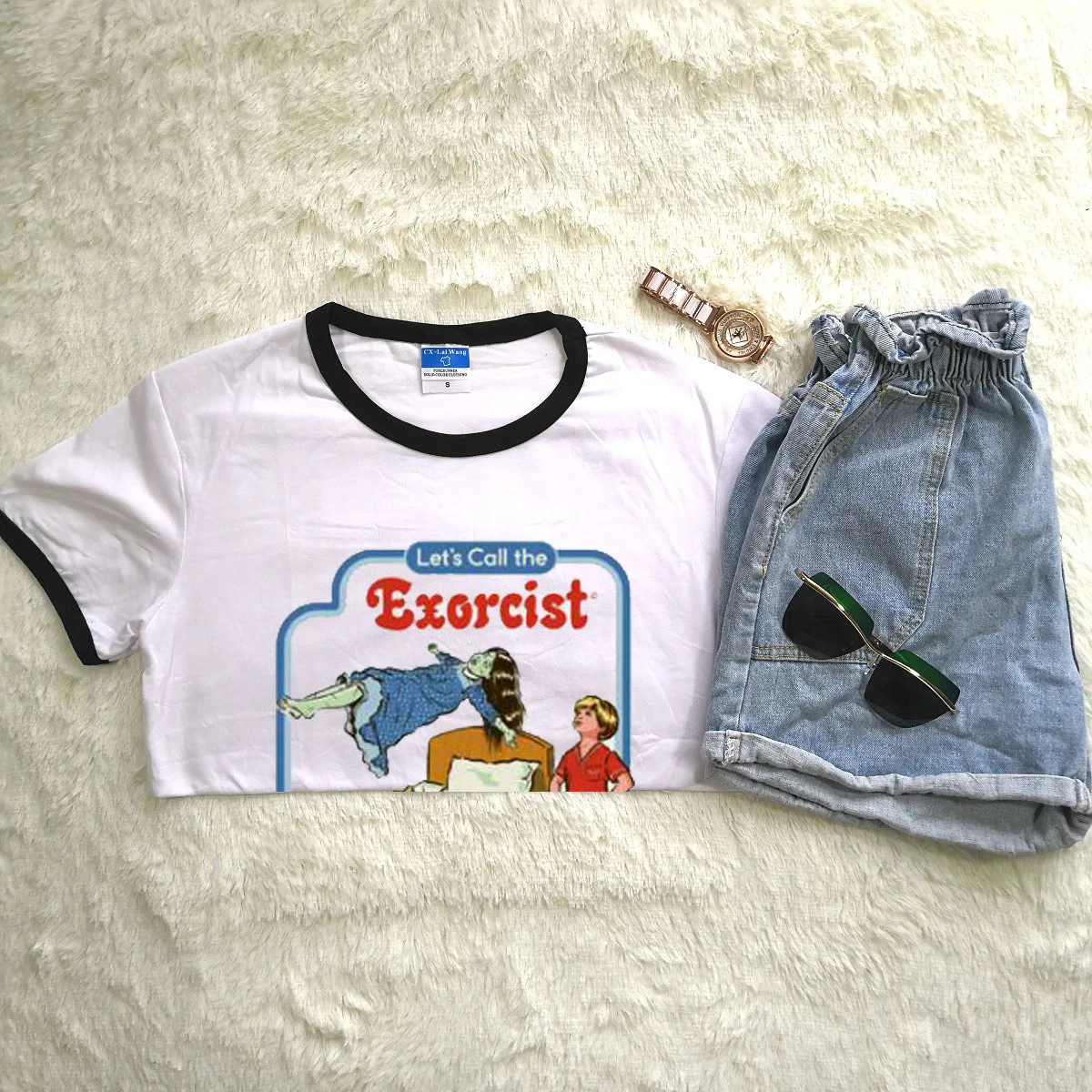 Hillbilly Funny Evil Force Women Tshirt Fashion Vintage Tops Harajuku Summer Short Sleeve Printed T shirt Women Oversize Shirt