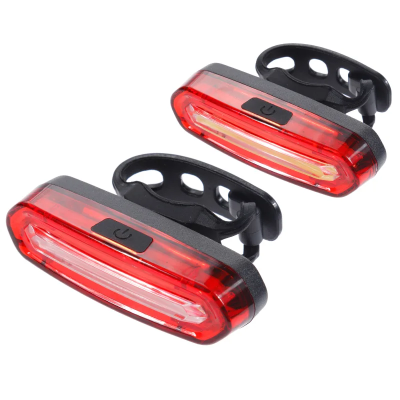 Clearance Bicycle Rear Light Cob Bicycle Led Light Rechargeable USB Safety Taillight Cycling Waterproof Mtb Tail Light Back Lamp 1