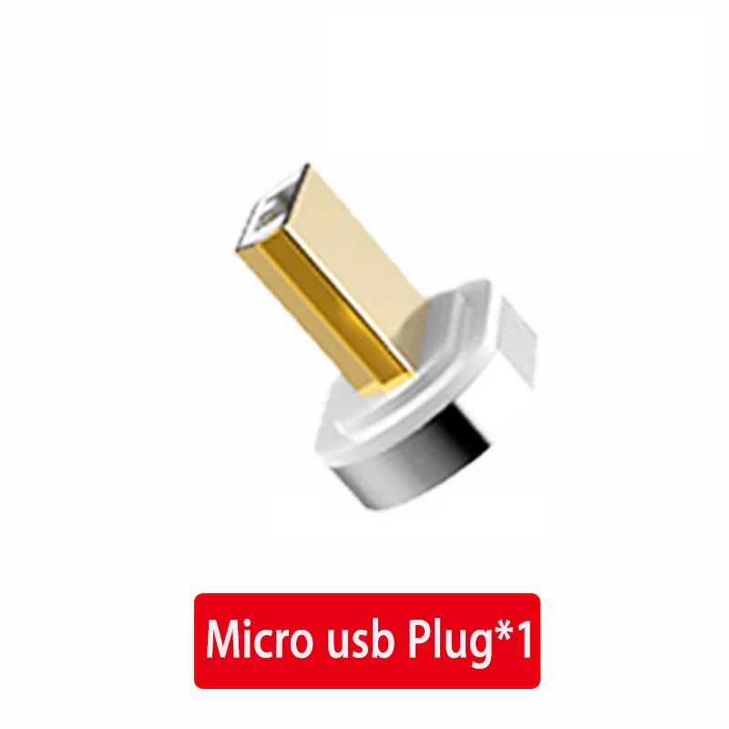 СВЕТОДИОДНЫЙ Магнитный зарядный кабель Usb type C Быстрая зарядка Qc 3,0 кабель Tipo C для Xiaomi Mi 9 9T A3 samsung Galaxy Note 10 2m провода - Цвет: Only Micro Usb Plug