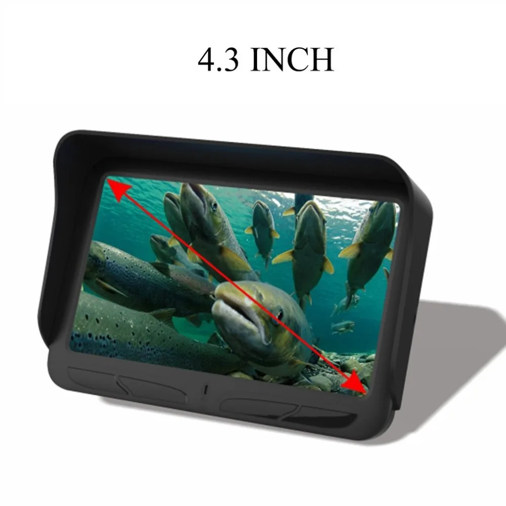 

4.3inch HD Fish Finder Video Monitor 6 PCS Infrared LED Waterproof Underwater Camera Night Vision for Outdoor Fishing Equipment