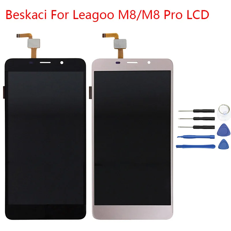 Beskaci M8 ЖК дисплей для Leagoo Pro сборный сенсорный монитор Экран заменяемой|Экраны