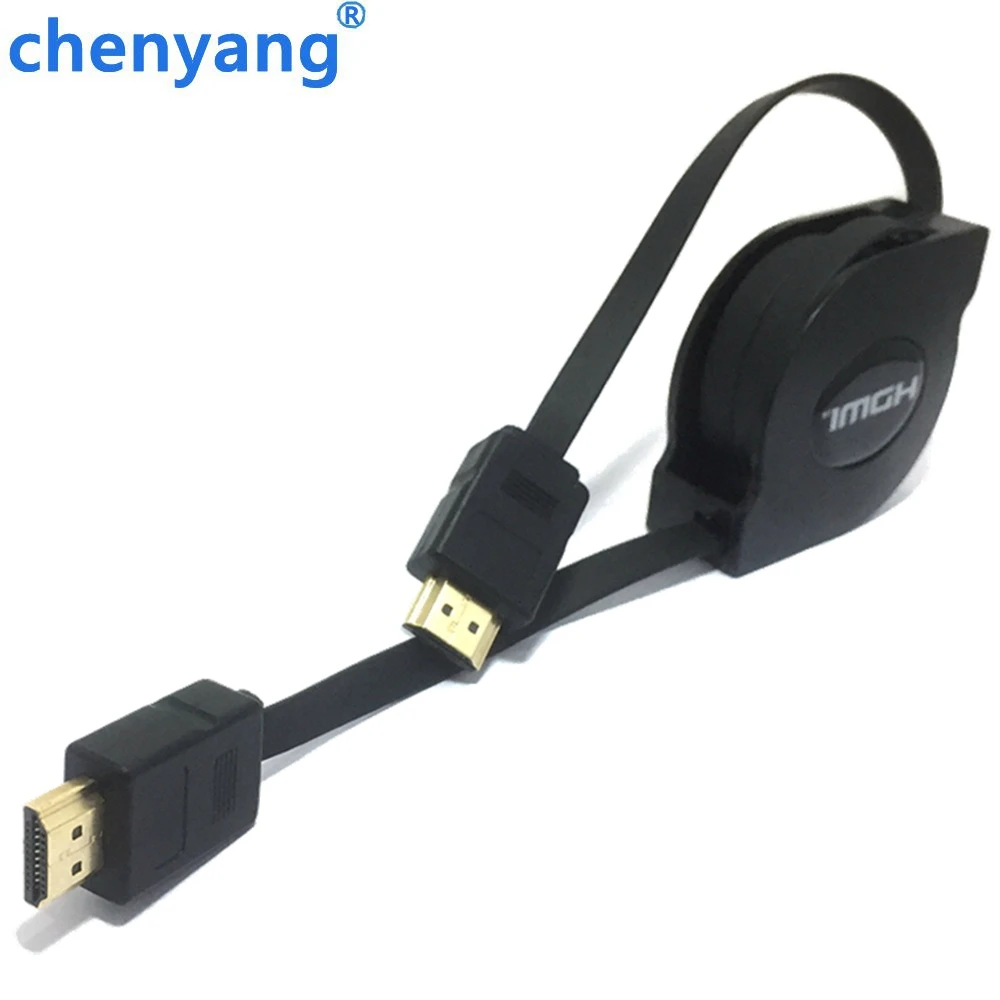 Выдвижной Высокоскоростной HDMI 1 4 штекер видео HDTV кабель 5 м поддерживает Ethernet 3D и аудио|Кабели HDMI| |