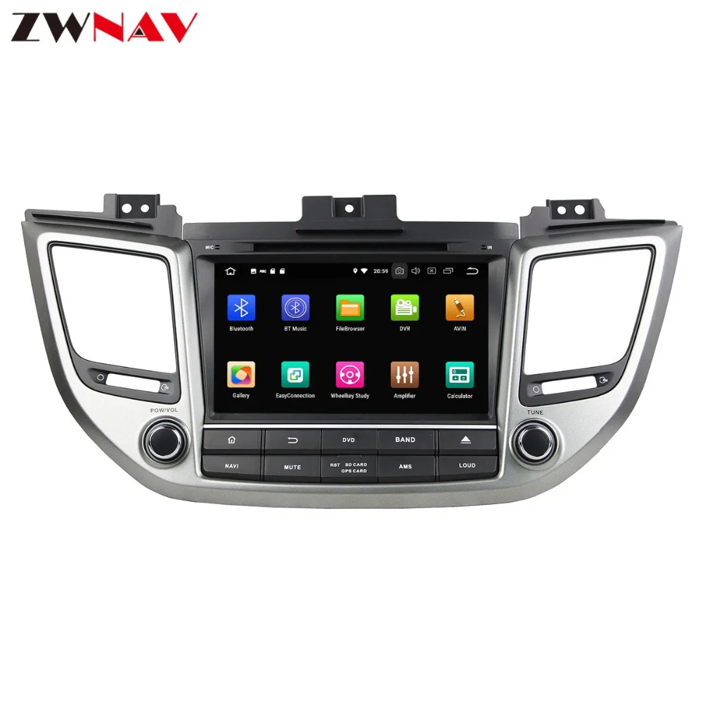 Clearance 8 inch Car CD no DVD player Android 8.0 Car GPS navigation for HYUNDAI TUCSON / IX35 2015 radio mirror video player 1
