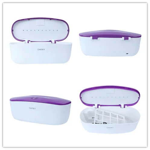 Disinfection Box For Manicure Nail Tools Professional Sterilizing Tray Sterilizer For Nail Art Equipment Cleaner Sanitizer