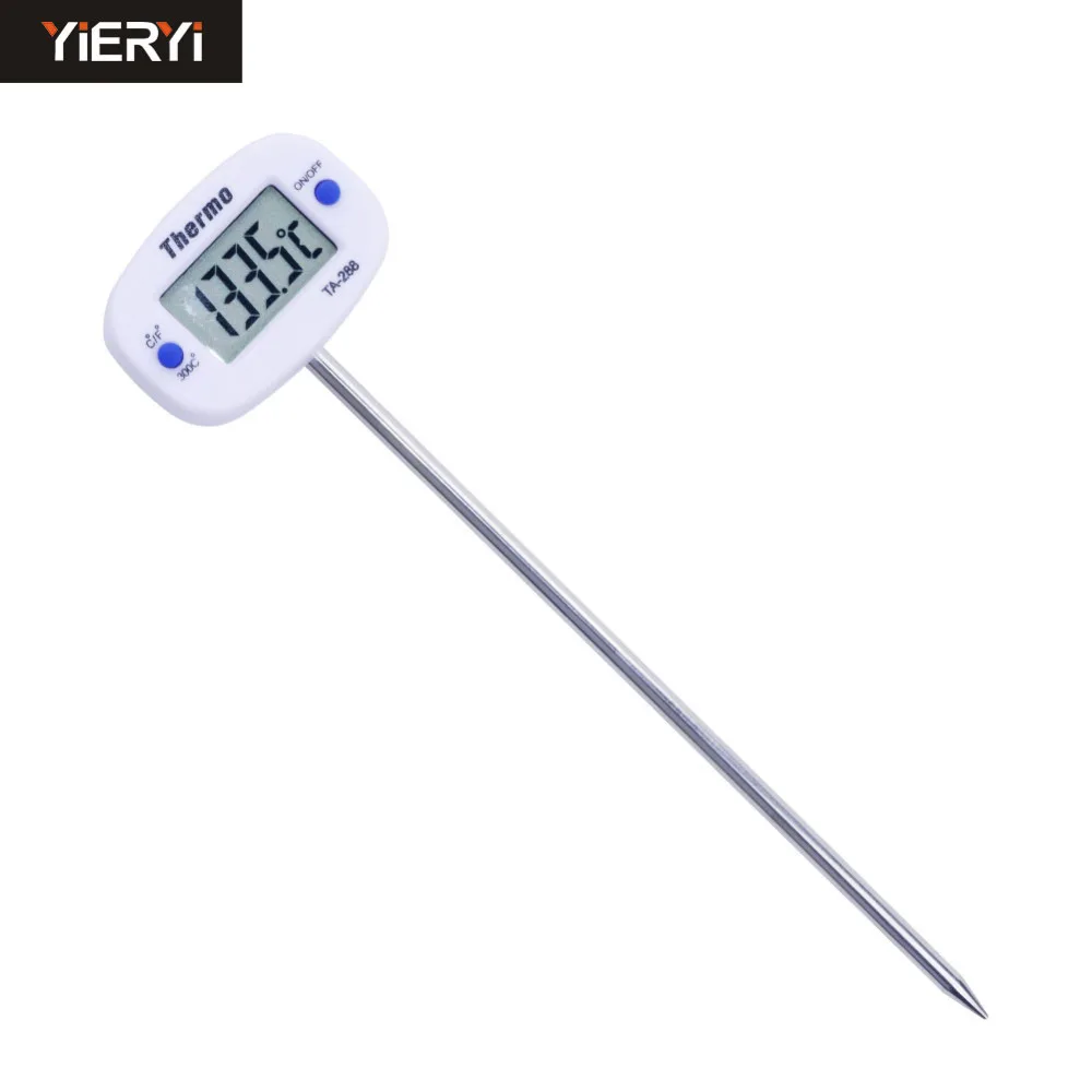 Hot Digital Food Thermometer TA-288 Electronic Thermometer Long Probe Milk Test Chinese Medicine Kitchen Utensils