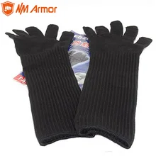 NMArmor длинные устойчивые к порезам рабочие перчатки с проволокой из нержавеющей стали Защитные перчатки металлические мясные стальные перчатки
