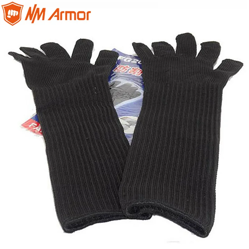 Buy NMArmor Long Cut Resistant Working Sleeve Gloves With Stainless Steel Wire