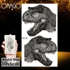 OMMGO Dinosaur Monster Fierce Temporary Tattoos Sticker Roar Tyrannosaurus Rex Custom Tattoo Body Art Arm Wrist Fake Tatoos Men ► Photo 3/6