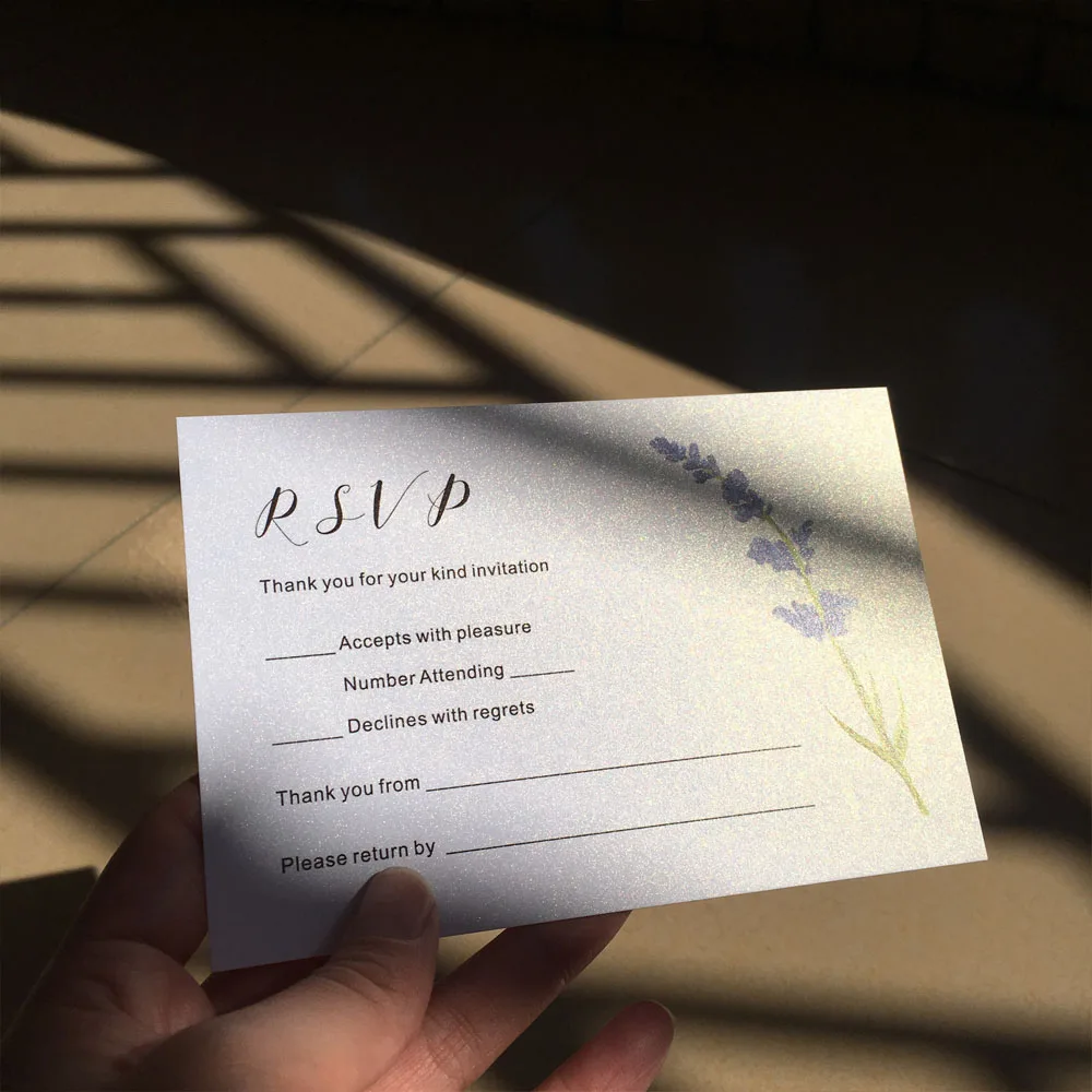  Customized Romantic Water Color Style 5x7inch Frosted Acrylic Wedding Invitation Cards 100 Sets Per - 32848177468