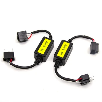 

2x H4 Decoder For LED Headlight Fog DRL Load Resistor Canbus Error Free HID Wiring Canceller