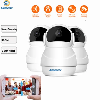 

1080P Wireless ip wifi Camera P2P Pan Title Two Way Audio TF card memory storage night vision Home Security Camera baby monitor