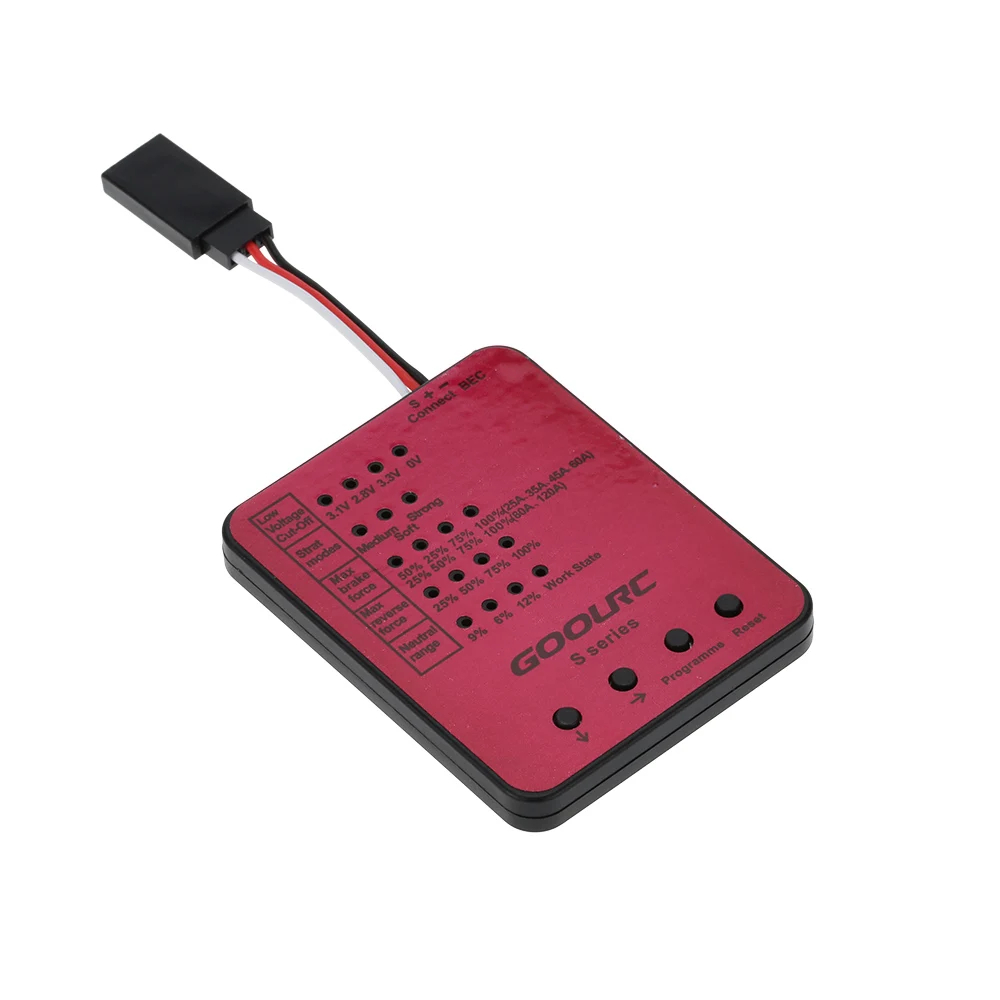 Original GoolRC S series S 45A/S 120A RC Car ESC Programming Card for