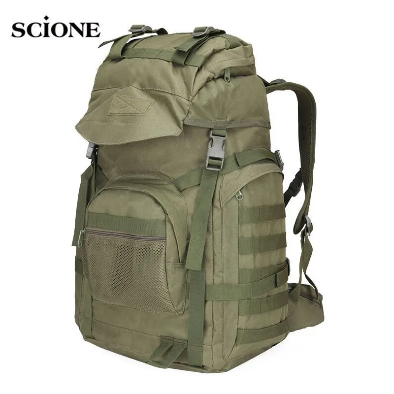 Military Tactical Assault Backpack Army Molle Waterproof Rucksack Large Backpacks for Outdoor Hikin