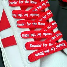 Модные шнурки с буквенным принтом из полиэстера на плоской подошве 90 см/100 см/120 см спортивные шнурки для кроссовок