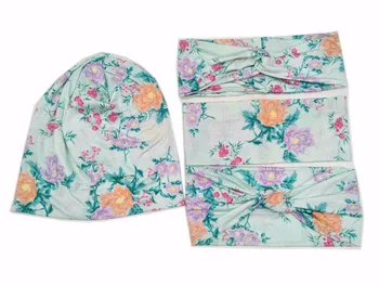 

S1850016 Newest set good stretch cotton fashion Chinese painting print headwear, charming and comfortable head bands headband