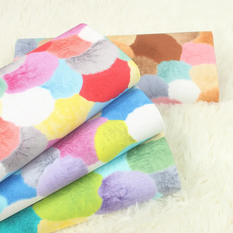 Half Yard Import Cotton Linen Antique Fabric With Ball Top Prints Half Yard Import Cotton Linen Antique