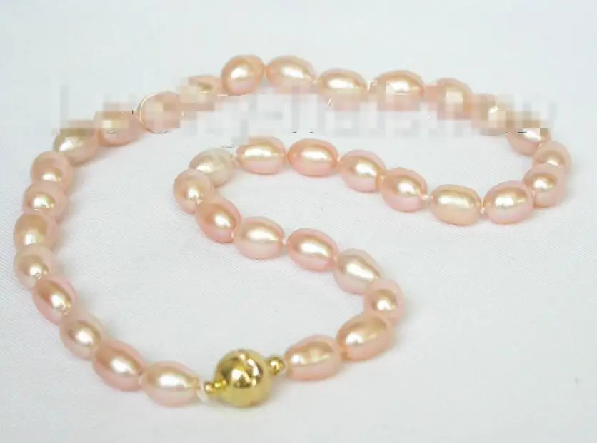 

Hot sale new Style >>>>> Genuine 11mm 16" Natural pink freshwater pearls necklace j7039