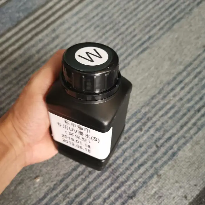

White Color UV Ink For 1390 L800 1400 1410 1430 1500W R280 R290 R330 L1800 L805 A4 A3 SGS ROHS 250ML/500ML One Bottles
