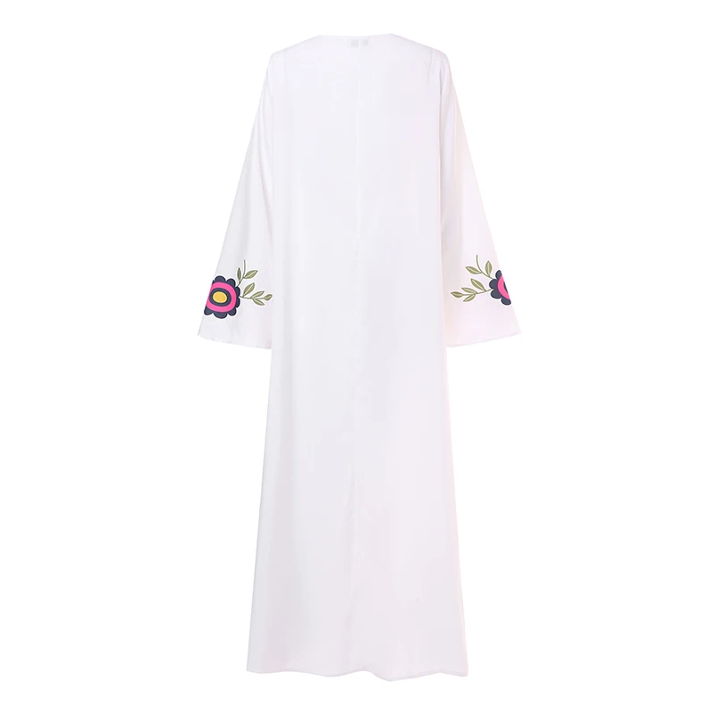 VONDA/праздничное осеннее платье, богемное праздничное платье с цветочным принтом и кисточками, винтажное платье с длинным рукавом, женское платье размера плюс