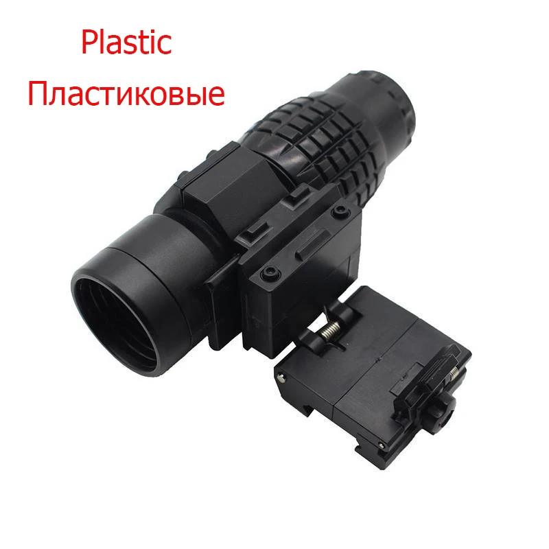 3x المكبر بندقية Riflescope التكتيكية الاتفاق المكبرة الصيد نطاق Riflescopes لعبة جبل يناسب الثلاثية الأبعاد جهاز الرؤية العاكس