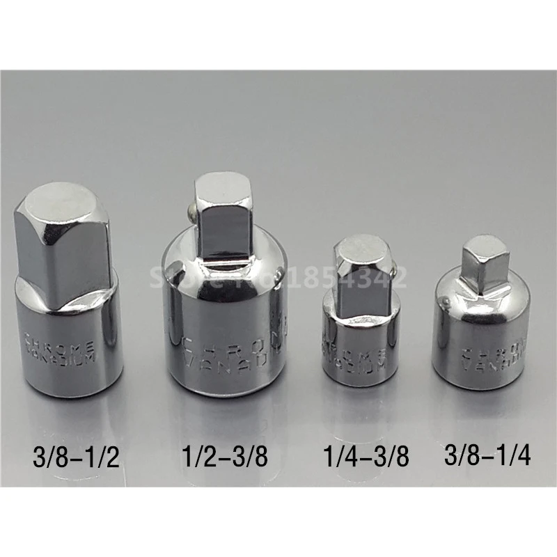 

1PC Drive Ratchet Socket Adapter Reducer Converter Sleeve 1/4 3/8 1/2 inch Air Impact Craftsman Socket Wrench Hand Tools