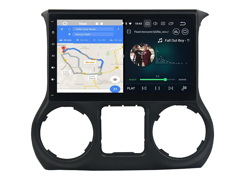 Perfect Belsee 10.1 Screen Android 8.0 Auto Head Unit Radio Car Stereo Navigationfor Jeep Wrangler JK 2011 2012 2013 2014 2015 2016 2017 3