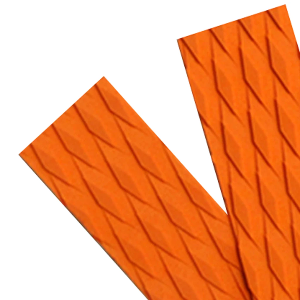 4 PCS Ultralight EVA Diamond Groove Surfboard Skimboard Paddleboard Skimboard Traction Pad Tail Pads Surf Deck Bar Grips Protect