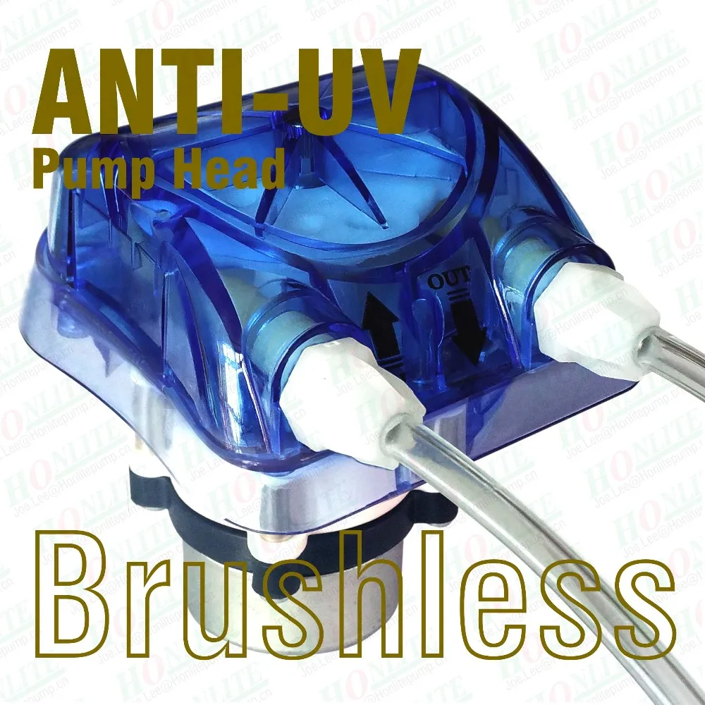 

40ml/min, 4 Rollers, Honlite 24V Brushless Peristaltic Pump with Exchangeable Pump Head and PharMed Peristaltic Tube
