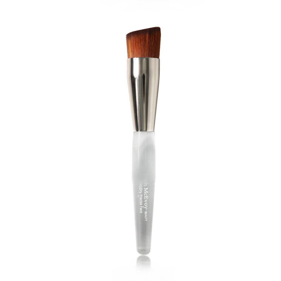 

Deluxe TM Series Wet / Dry Face Foundation Brush Transparent Angled Flat Precise Liquid Foundation Makeup Brush