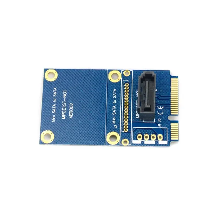 50mm Mini pci express pcie PCI-E mSATA SSD to SATA 7pin HDD Hard