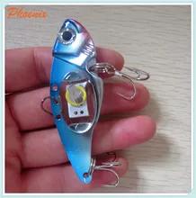 8cm 31g light lure bait colorful flash LED light with hooks lure fish bait electronic appliances metal lure luminous Very bright
