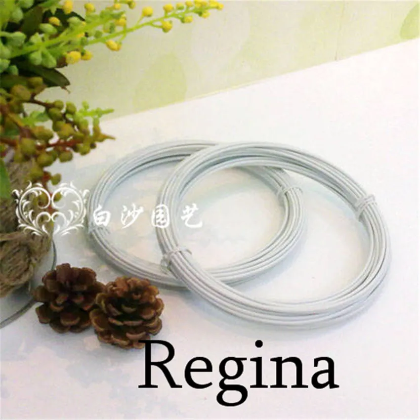 

Free Shipping, 2.0 mm x 9 M DIY plastic coated wire grids grids not expensive climbing line white disk, Garden Supplies