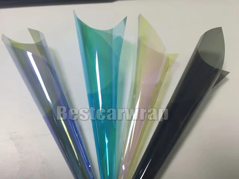 chameleon window tint film with air free purple blue car styling (9)