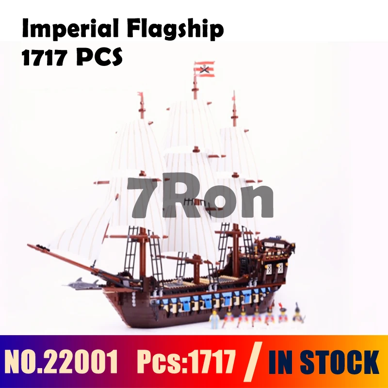 

Compatible With lego Pirates of Caribbean Blocks 10210 Model building toys hobbies 22001 Imperial Flagship Educational DIY Brick