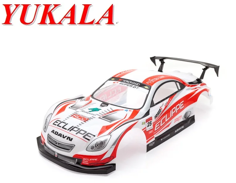 

YUKALA 1/10 R/C car body shell PVC painted body for 1/10 rc car 200mm No 003Red 2pcs/lot free shipping